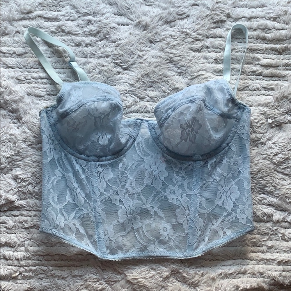 🦋 Blue Lace Corset 💫